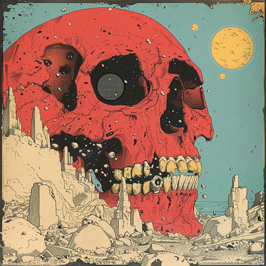 album  cover  surreal  minimalistic  screenprinting  symbolist  deathmetal  hyper-realistic  creativity  art 1026826