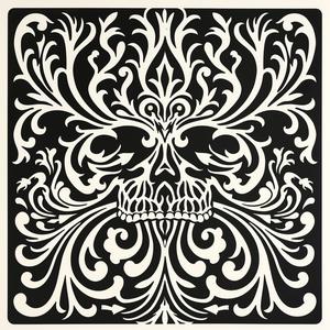black  white  ornate  print  minimal  design  artnouveau  lines  tattoo  pattern 1078985