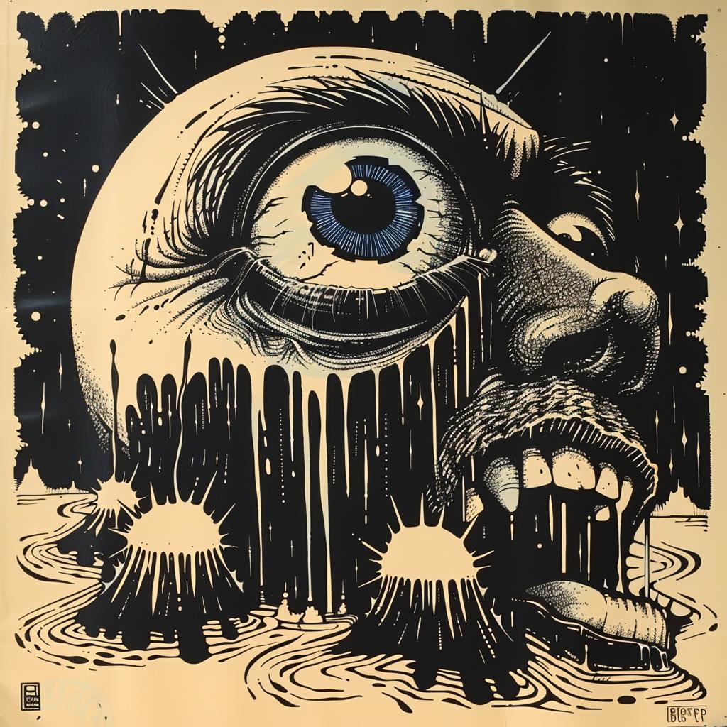 Dan  Brereton  poster  man  big  eye  naturalistic  spiritual  dark  arts 925376