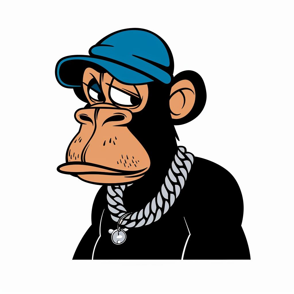 aggressive  gorilla  cartoon  streetwise  minimal  cap  chain  urban  style  character 958861