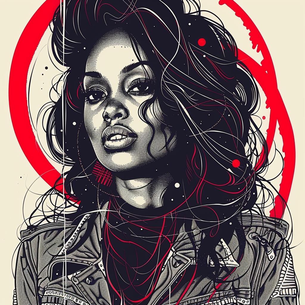 PopArt  Viola  Davis  African-American  model  longhair  digital  art  Troy  Brooks 938987