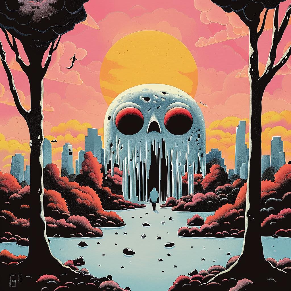 surreal  album  cover  creative  skull  trees  background  art  conceptual  dark 1018731