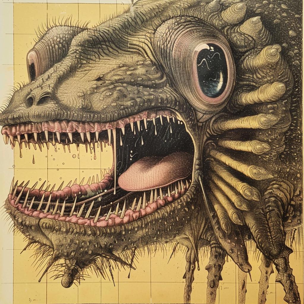 drawing  monster  horror  open  mouth  creepy  spooky  illustration  dark  strange 946034