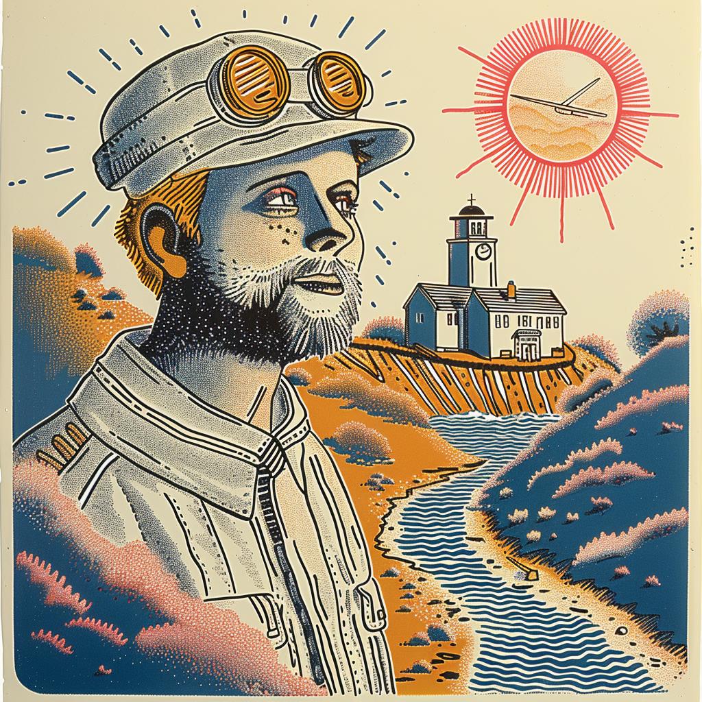 surreal  man  hat  glasses  poster  visual  artistic  colorful  creative  illustration 938332
