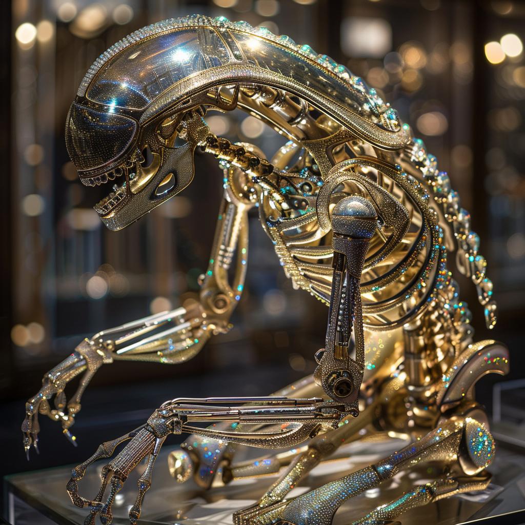 skeleton  gold  statue  Renaissance  elegant  artistic  mythical  metallic  decorative  intricate 940886