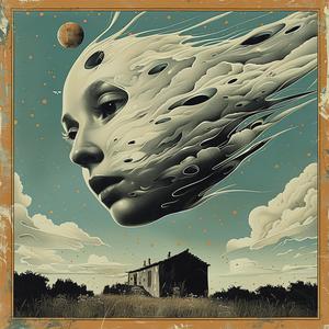 cover  album  moon  city  surreal  creative  screenprinting  hyper-realistic  detailed  Risograph 1079512