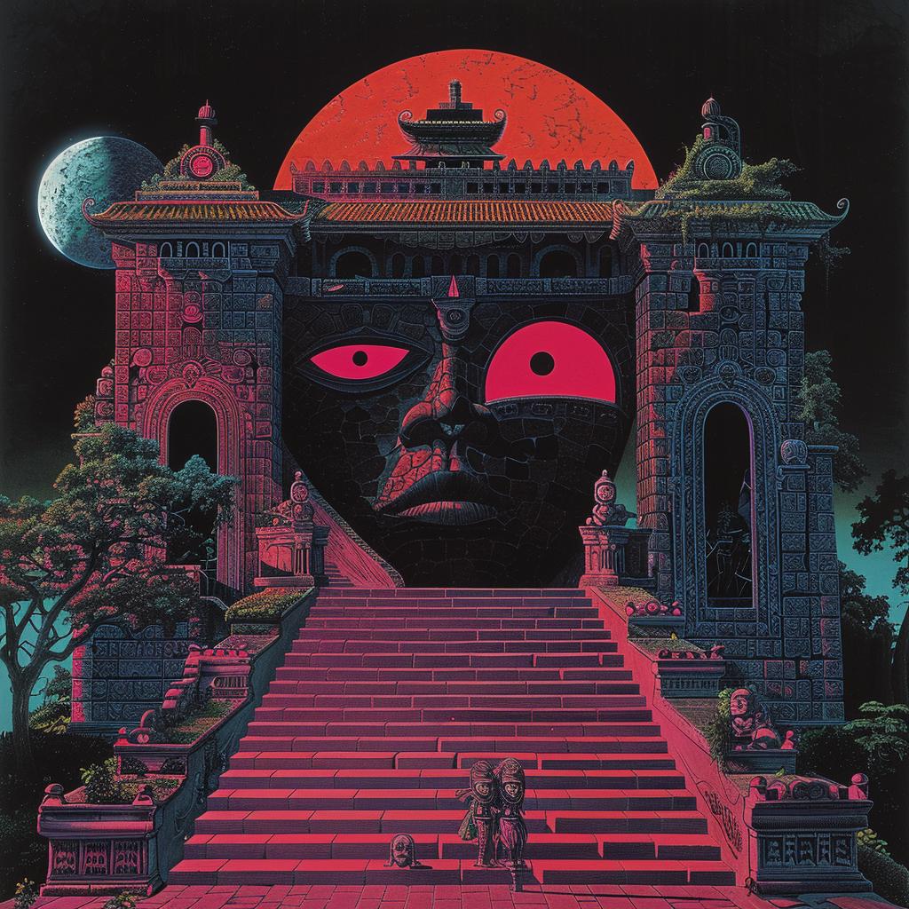dark  occult  album  cover  face  stairs  giant  mysterious  illustration  fantasy 928349
