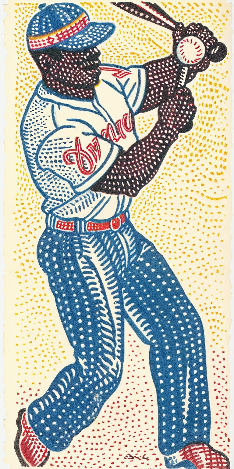 baseball  player  bat  painting  artwork  athlete  colorful  dynamic  sport  illustration 940210