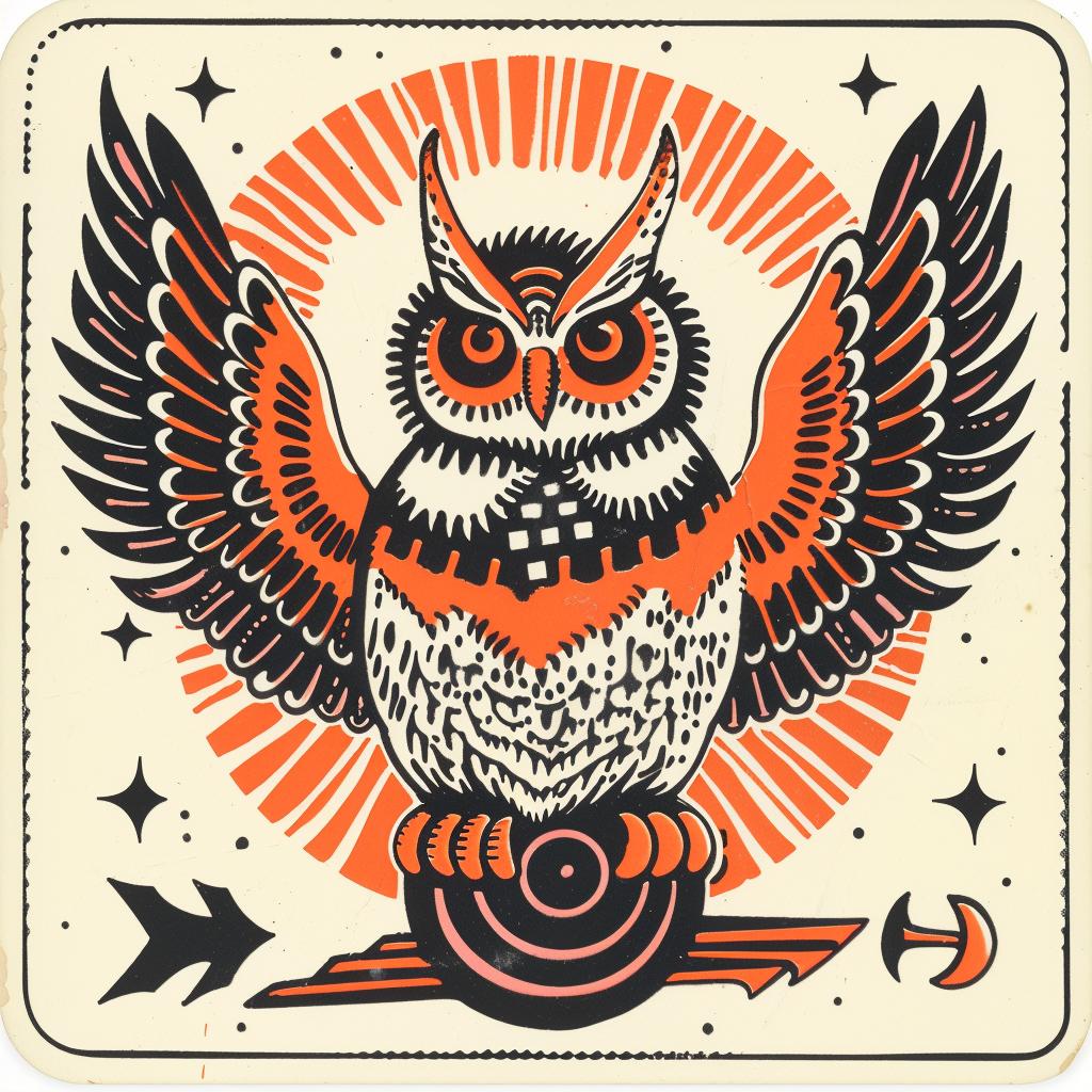 owl  wings  white  background  design  minimal  simplistic  art  bold  symmetry 941410