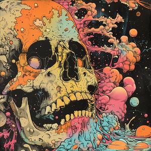 album  cover  black  angels  surreal  disintegration  chaos  symbolist  risograph  art 1078162
