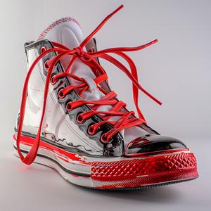 حذاء رياضي هجين Nike Airi Jordan Converse أحمر تصوير استوديو أسود 1038059