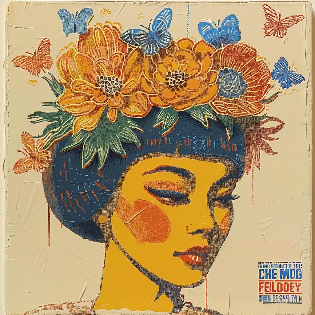 painting  woman  butterflies  head  colorful  art  nature  surreal  whimsical  flowerpunk 1015447