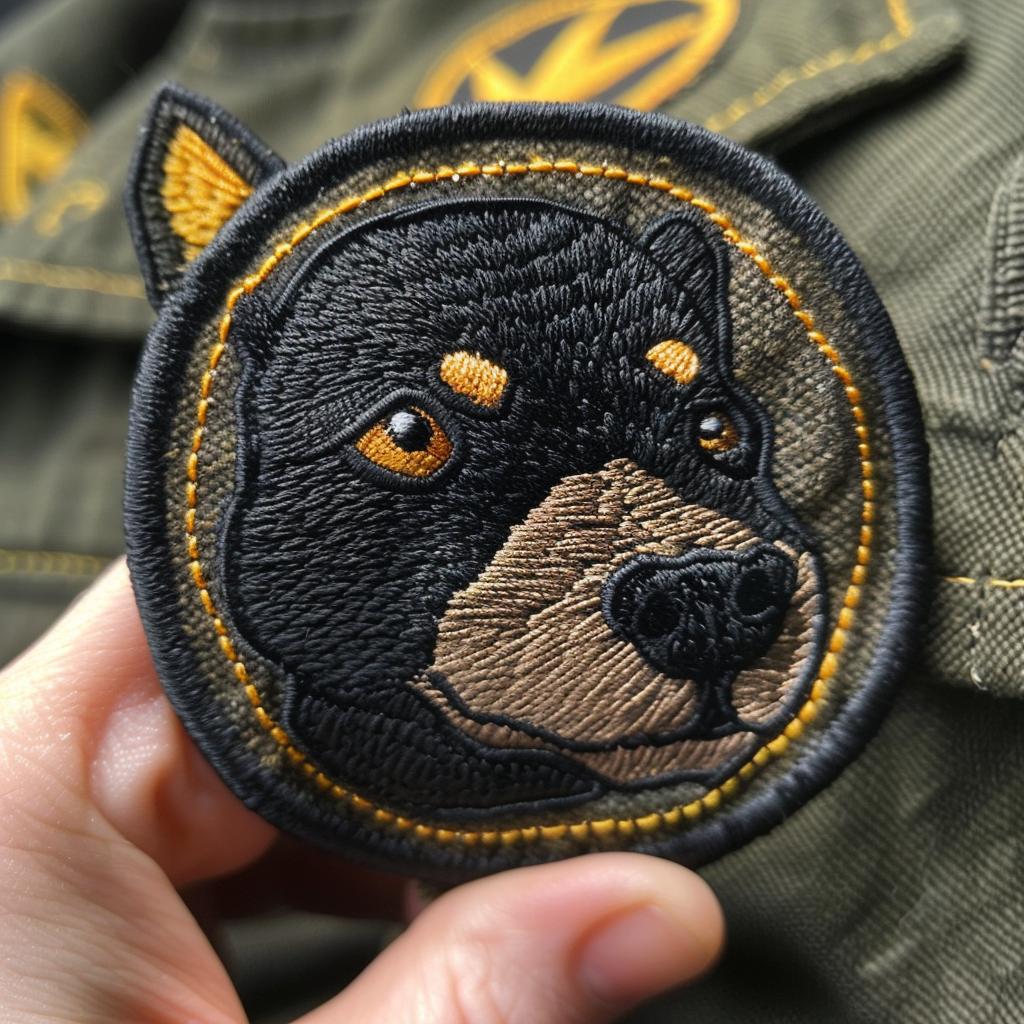 patch  dog  person  embroidered  chenille  minimal  streetwear  stitching  design  animal 961470