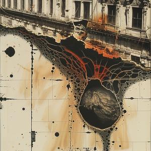 chemigram  painting  building  hole  abstract  dark  surreal  visual  artwork  creative 1061613
