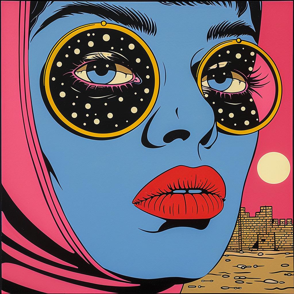 album  cover  synthwave  dark  arts  occult  moon  woman  sunglasses  scarf 1025136