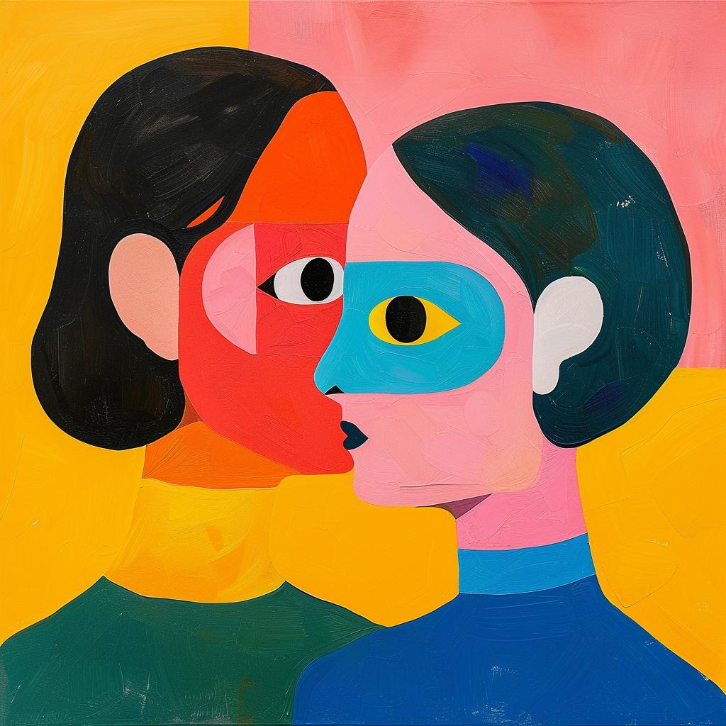 surreal  album  colorful  faces  abstract  expressionism  painting  creative  color  people 977411