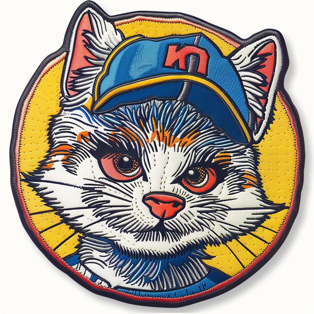 patch  cat  cap  chenille  hip-hop  streetwear  animal  colorful  minimal  stitch 961369