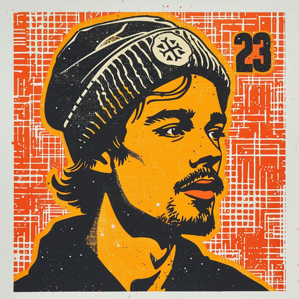 aggressive  anthropomorphic  streetwise  Brad  Pitt  minimal  poster  urban  beanie  hat 957169