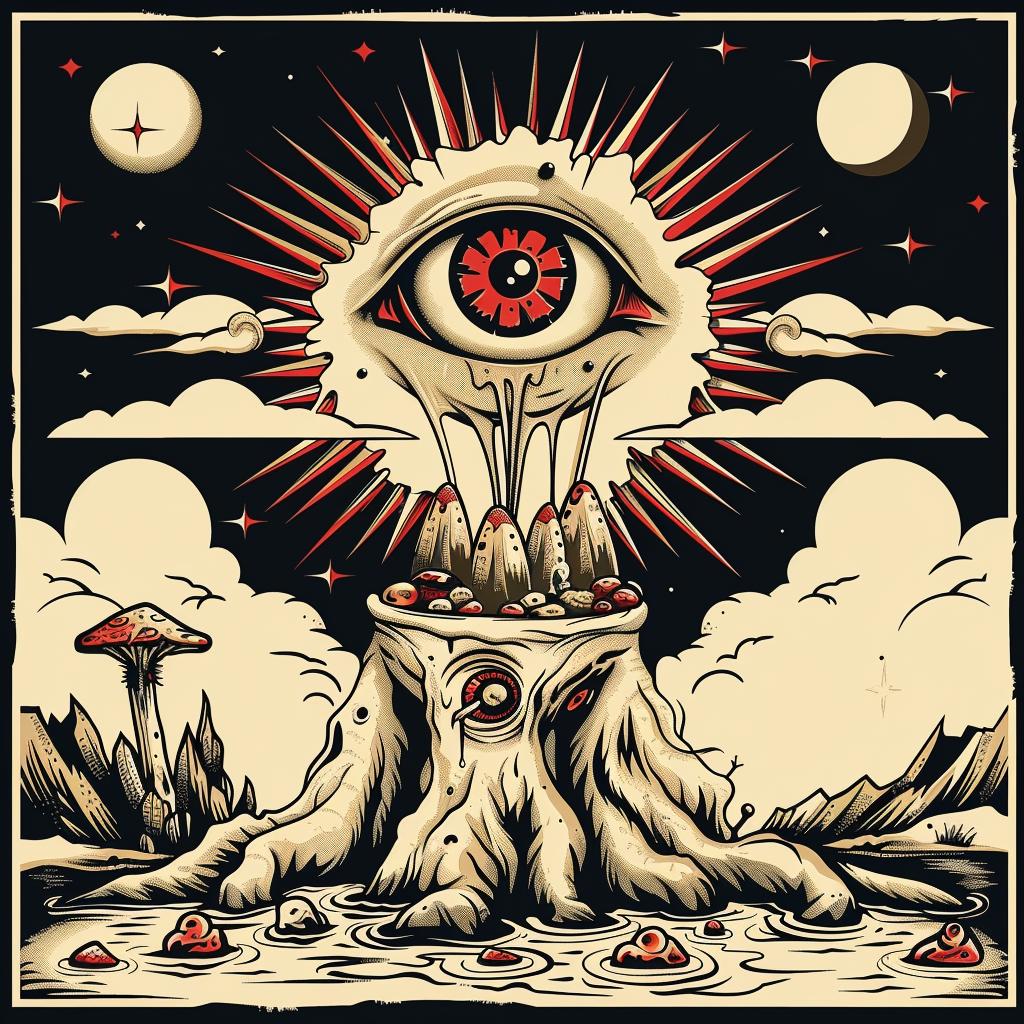 provocative  art  Dr.Seuss  spiritual  occult  dark  introspective  naturalistic  terror  band 931648