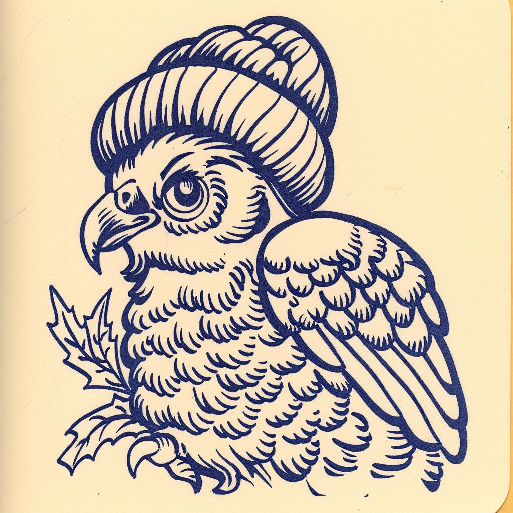 owl  hat  sketch  style  street  culture  minimal  aggressive  art  drawing 959344