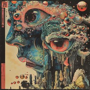 surreal  album  cover  art  symbolist  risograph  hyper-realistic  screenprinting  creative  design 1078504