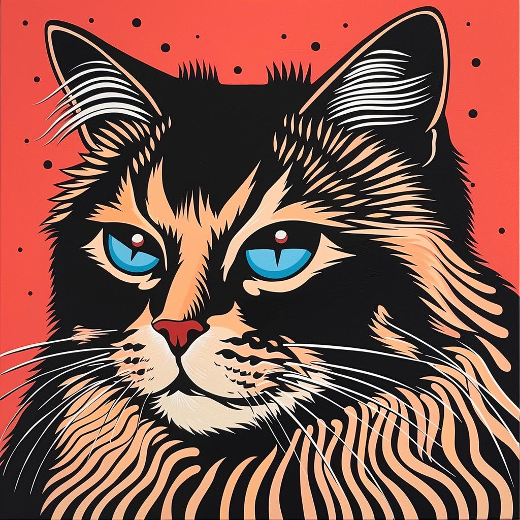 cat  Siberian  blue  eyes  orange  background  pet  feline  portrait  adorable 972191