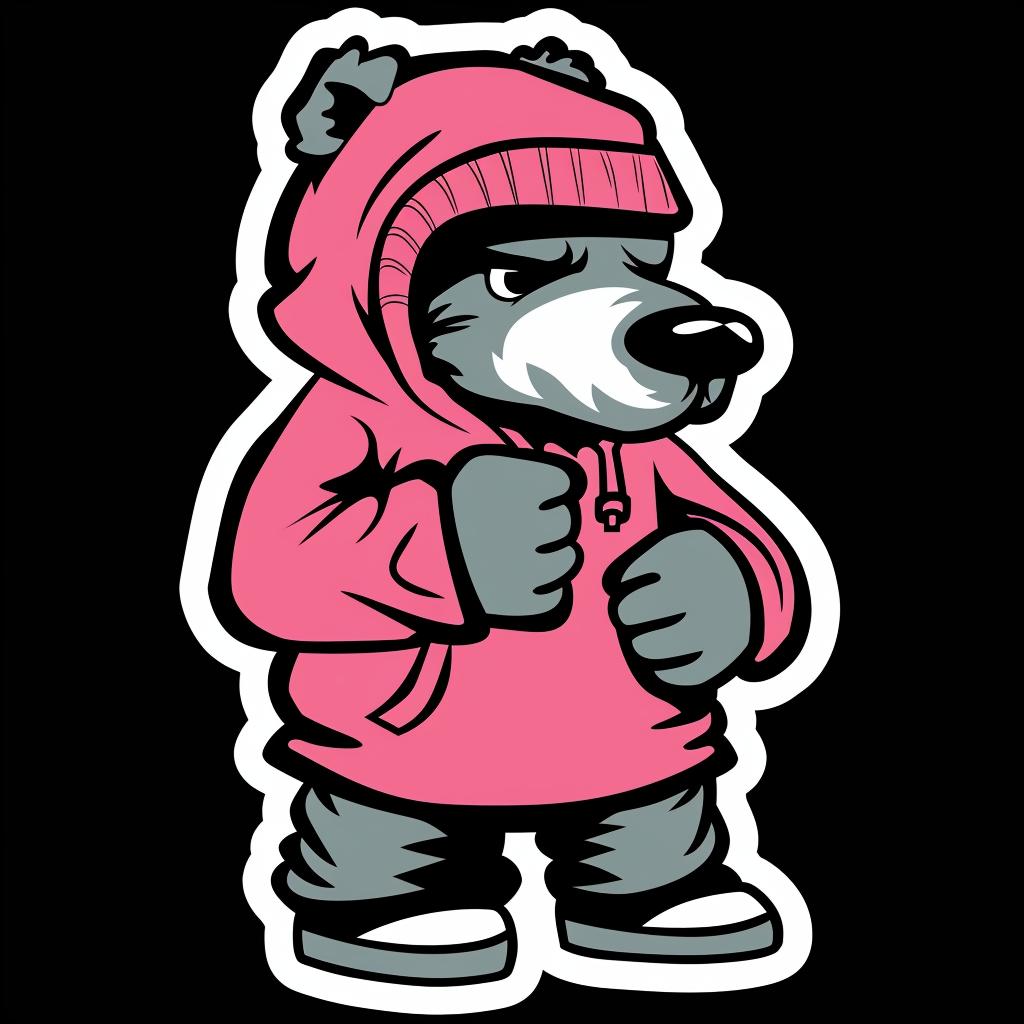bear  hoodie  jacket  cartoon  minimal  aggressive  urban  anthropomorphic  cap  street 956180