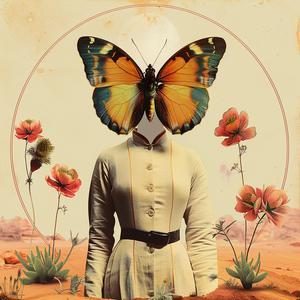 woman  dress  butterfly  chromolithography  colorful  portrait  nature  fashion  whimsical  elegant 1056528