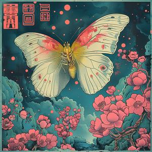 butterfly  flowers  chromolithography  poster  vibrant  natural  colorful  art  decorative  nature 1055930