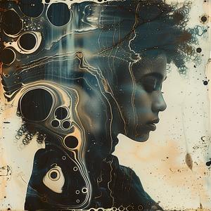 woman  bubbles  black  white  chemigram  abstract  art  portrait  visual  expression 1060715