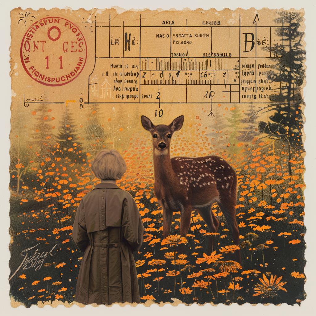 deer  woman  field  nature  palette-knife  art  connection  emotion  naturalistic  spiritual 975543