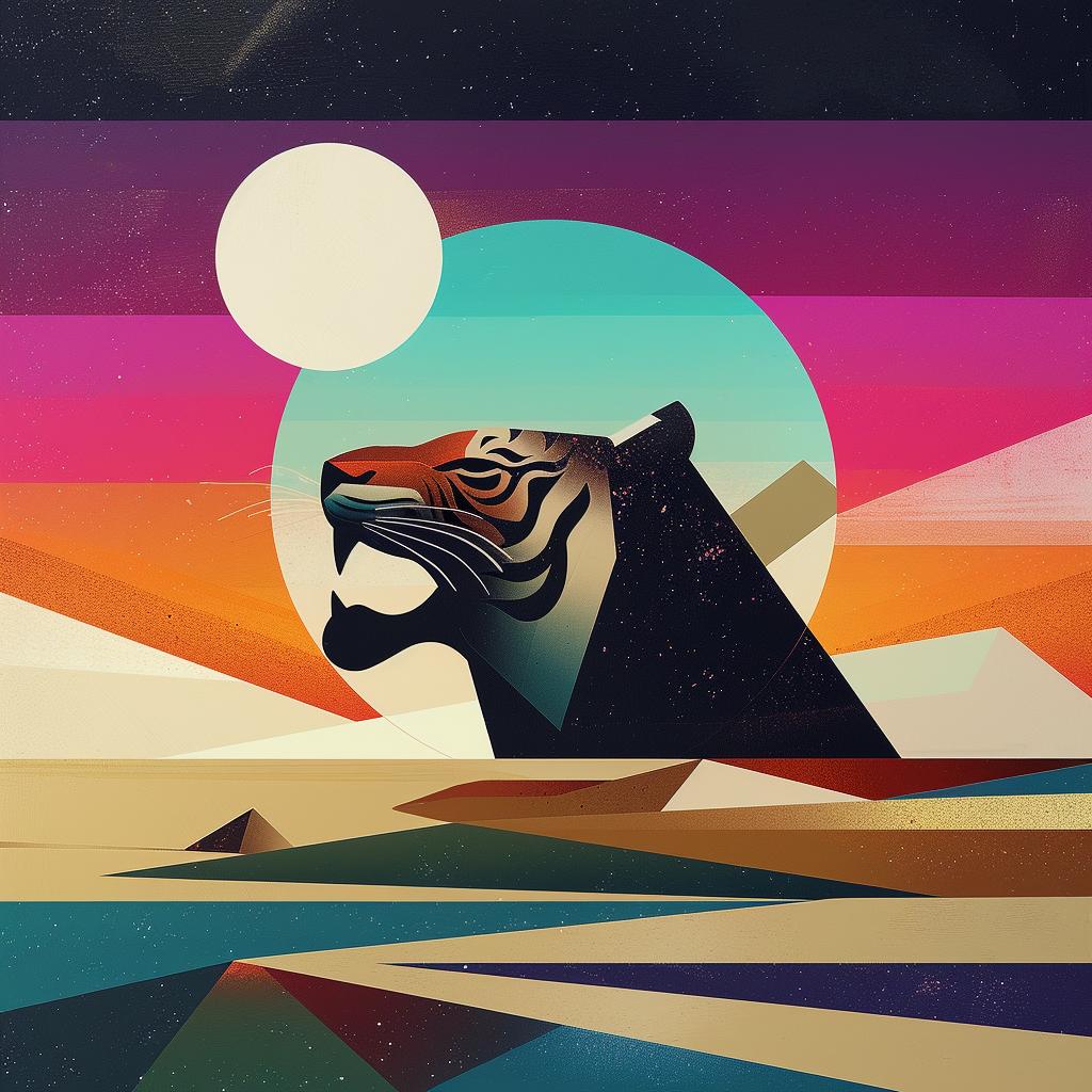 digital  art  tiger  snarling  vibrant  illustration  wildlife  colorful  wild  dramatic 938460