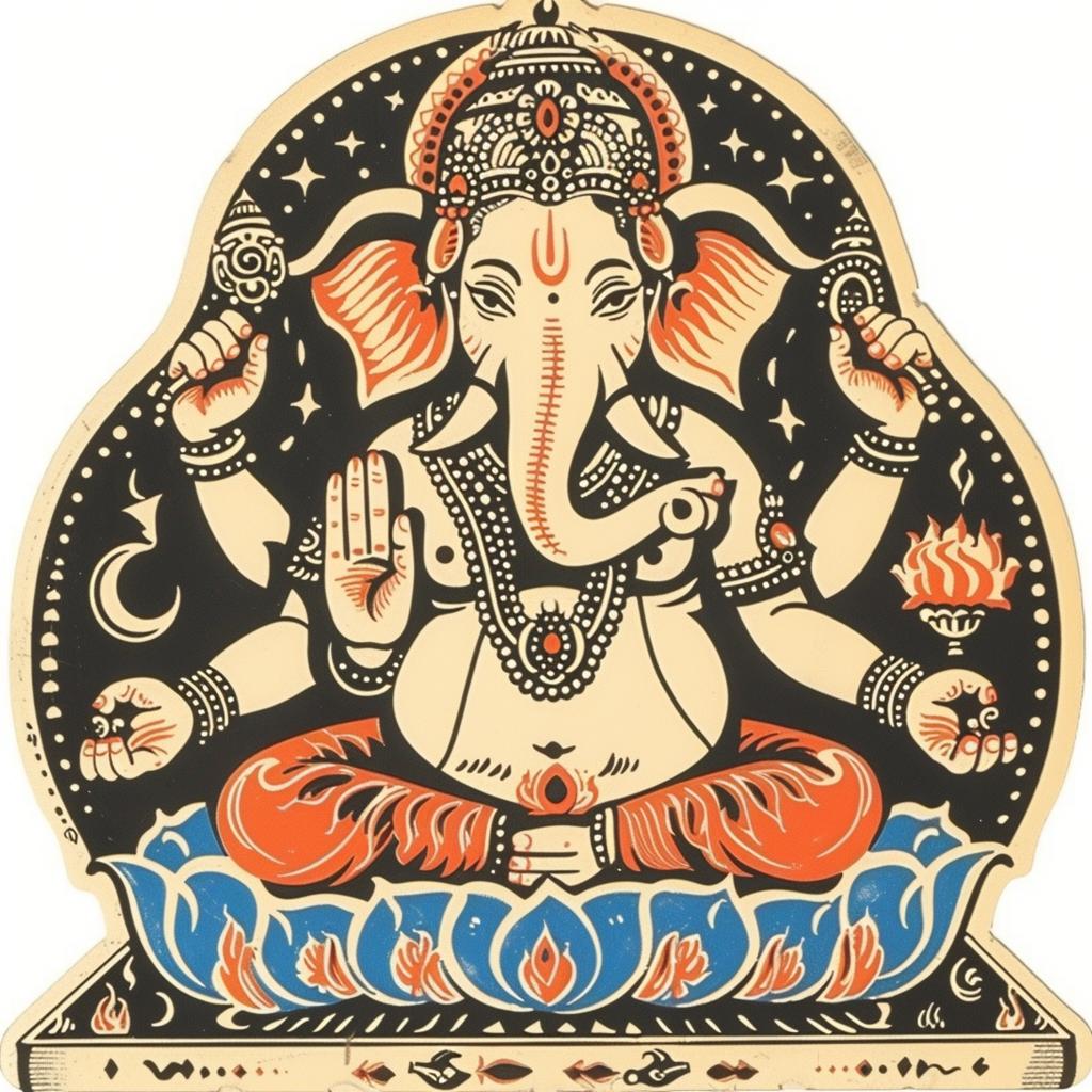 provocative  art  ToddMcFarlane  Ganesha  lotus  wooden  mythology  spiritual  ornate  symbolism 935404
