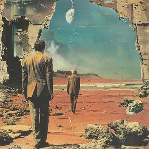surrealist  collage  photo  montage  desert  album  men  1990s  advertisements  strange 1040918