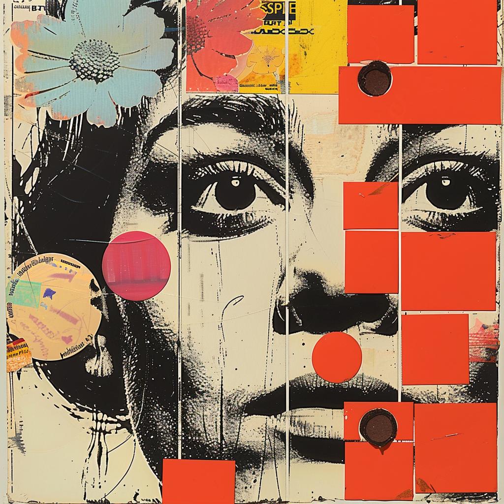 painting  collage  abstract  women  flowers  impressionism  vibrant  design  graphic  colorful 942604