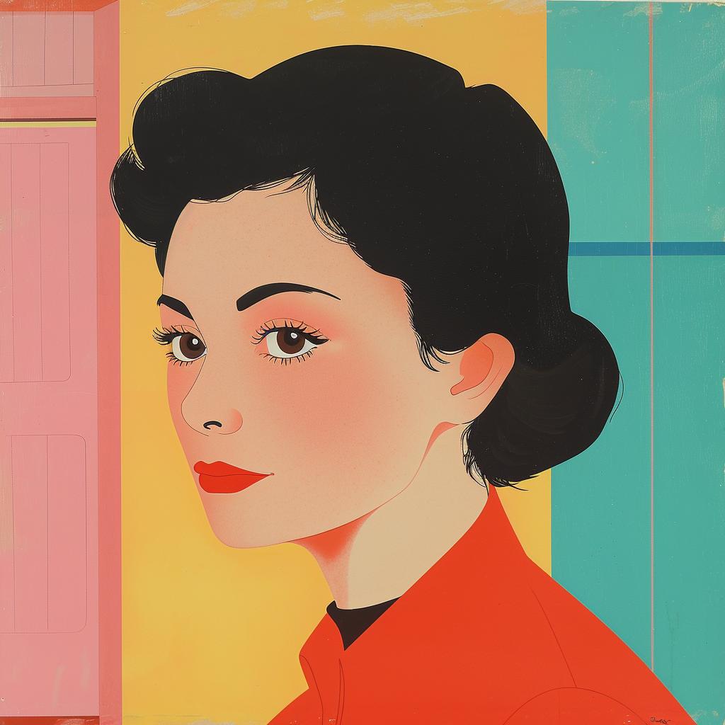 غلاف الألبوم آرت ديكو، صورة جوان كورنيلا ذات الشعر الأحمر 977571