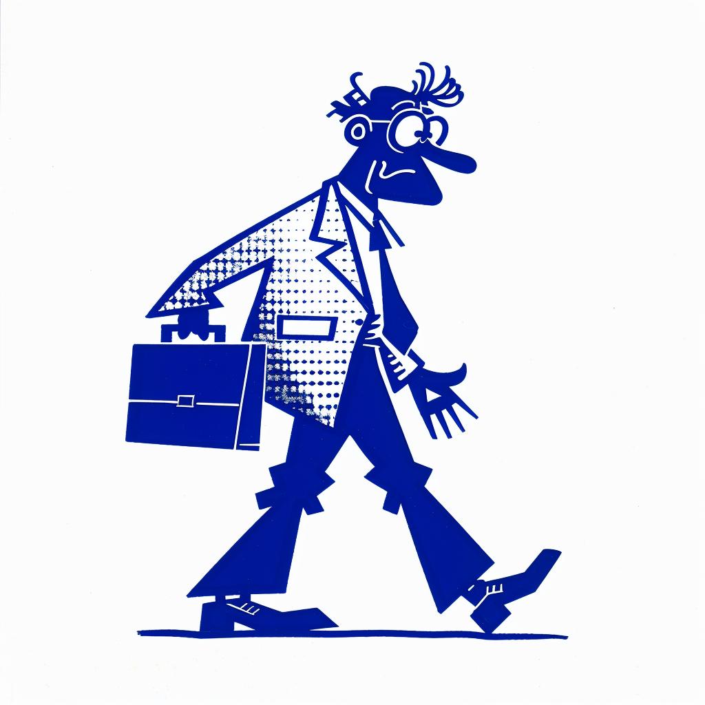 man  business  suit  briefcase  cartoon  walking  professional  character  animated  modern 1027587