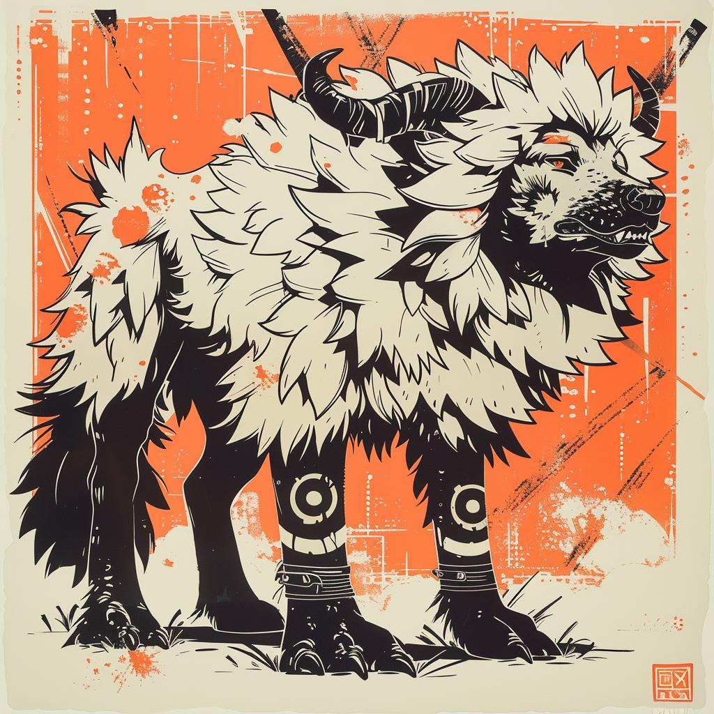 mythical  hybrid  creature  wolf  poster  fantastical  unique  animal  nature  imaginative 941145