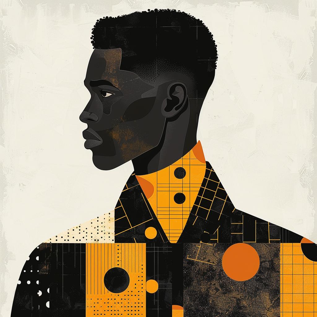 abstract  minimalist  portrait  geometric  elegance  colorful  stylish  modern  contrast  bold 929298