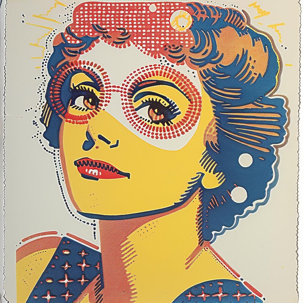 poster  woman  glasses  collage  modern  design  portrait  colorful  graphic  expressive 963270