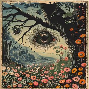 eye  field  painting  chromolithography  surreal  artistic  vision  nature  colorful  imaginative 1051885