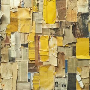 collage  newspaper  aged  yellow  torn  Robert Rauschenberg  raw  art  paper  brown 1075189