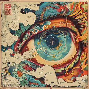 Surreal  Album  Cover  Colorful  Eye  Clouds  Risograph  Symbolism  Screenprinting  Art 1079150