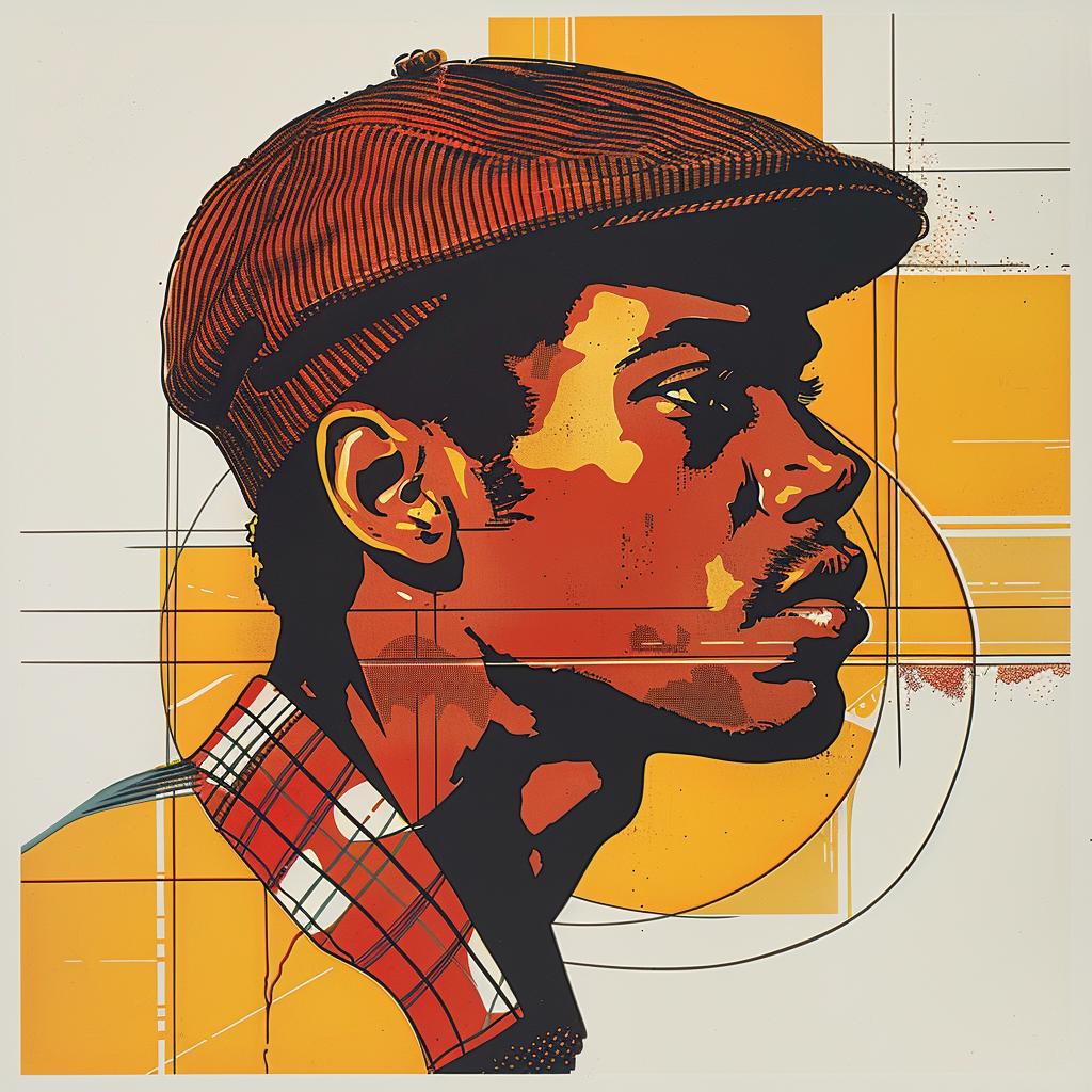 man  portrait  Rockwell  hat  shirt  AfricanAmerican  realism  expression  culture  vintage 924345