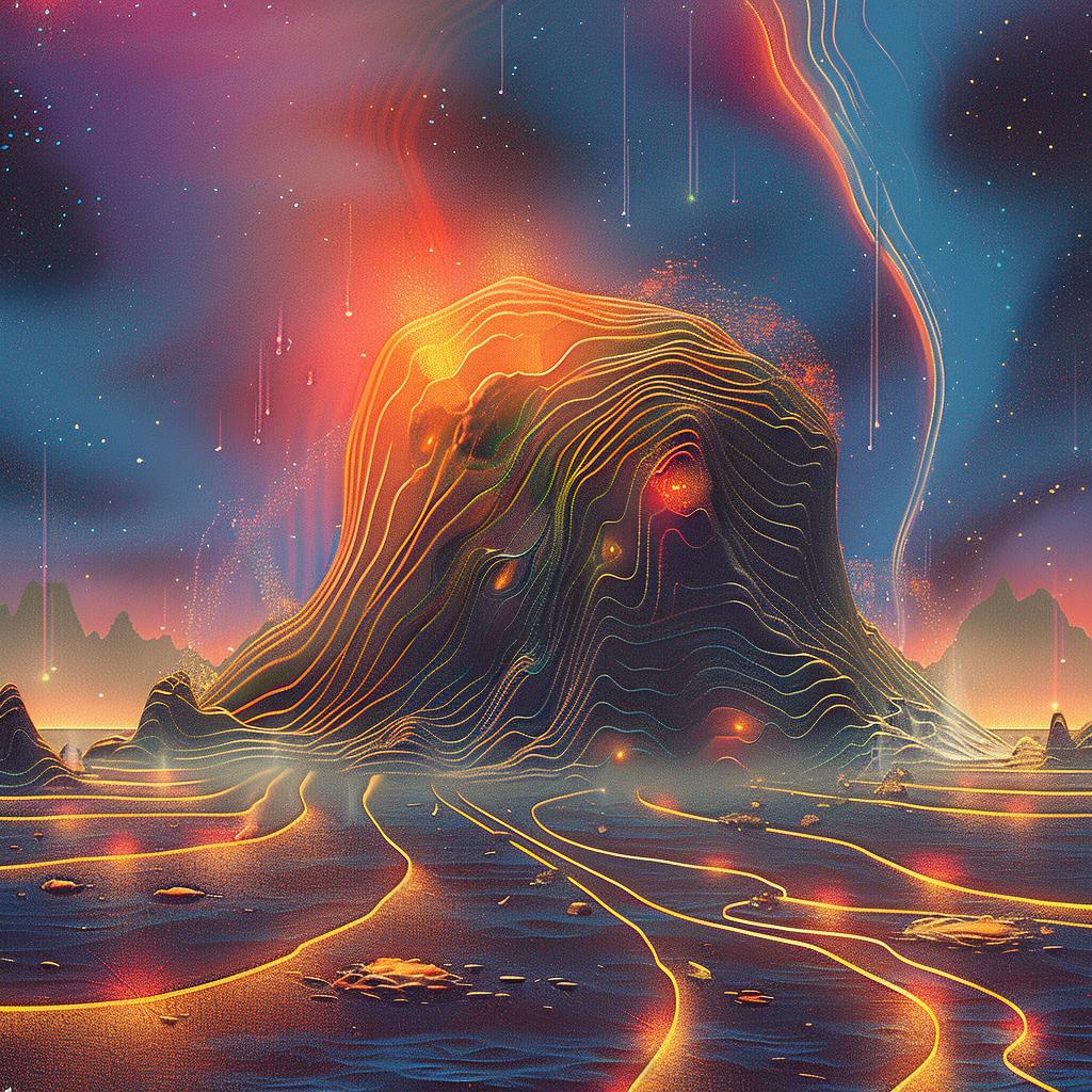 rock  ocean  orange  sky  dramatic  digital  art  landscape  nature  seascape 967391