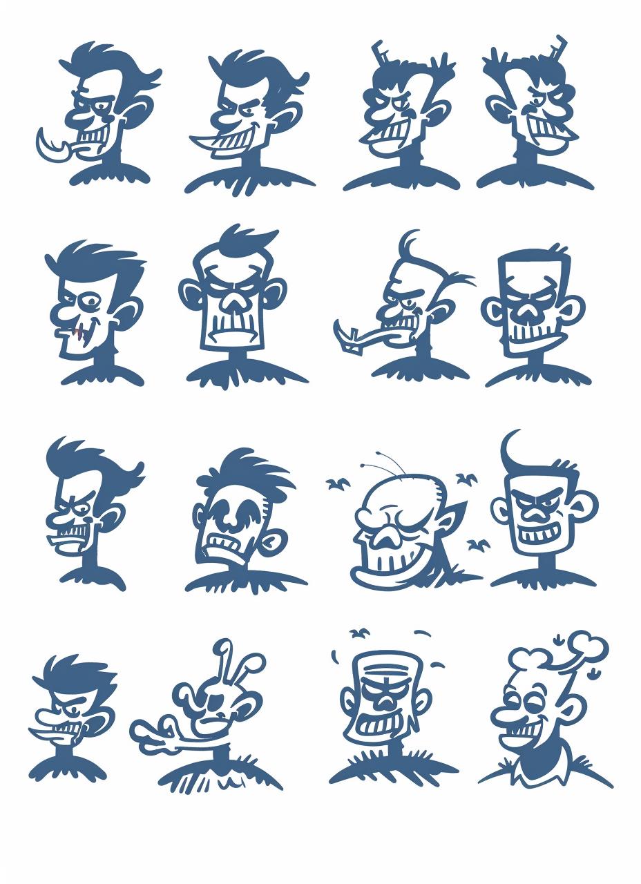 decal  characters  expressions  cartoon  illustration  design  white  background  graphic  playful 943319