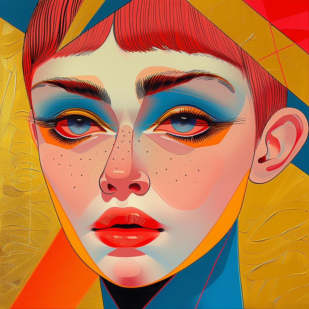 painting  vibrant  colors  woman  colorful  bright  art  whimsical  expression  style 966126