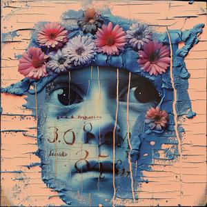 woman  flowers  encaustic  impasto  painting  colorful  art  portrait  floral  expression 1066474