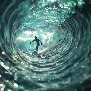 surfing  surfer  tube  ocean  tilt-shift  photography  realistic  daylight  8k  wave 1078419