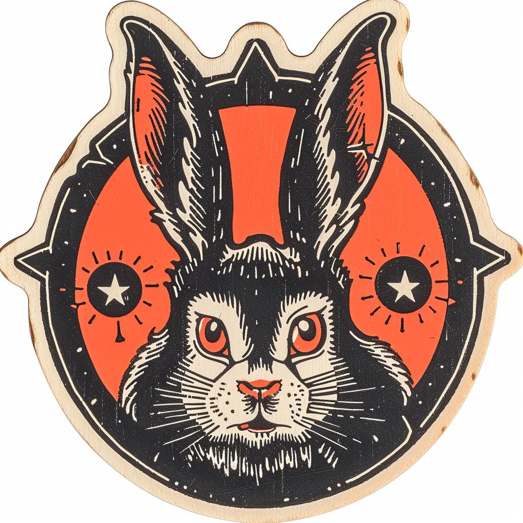 rabbit  mythology  mystical  badge  design  dark  occult  provocative  spiritual  arts 933002